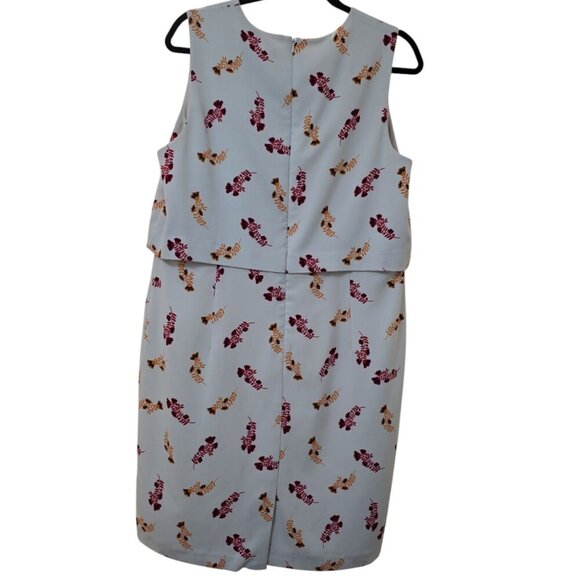 Ann Taylor Factory Petite Illusion Floral Dress - Picture 2 of 6